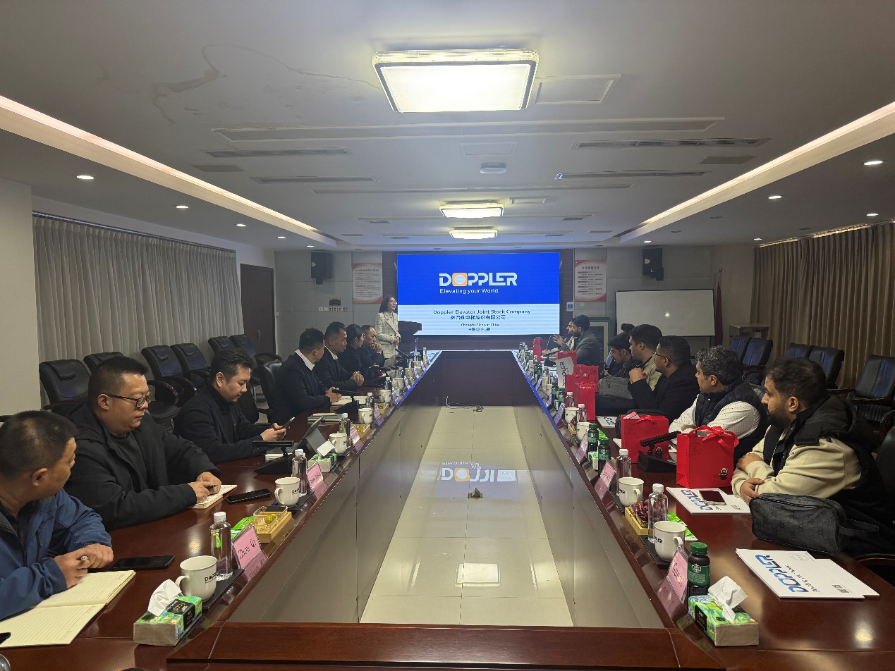 跨山越海 共话合作：沙特代表团到访多普勒电梯
